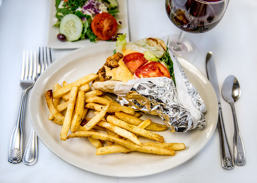 "Chicken" or "Lamb" Wrap 5.99