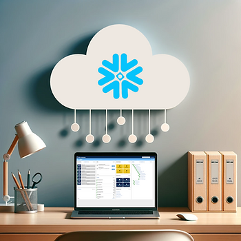 The Snowflake cloud feeding to and from the ATHENA platform.