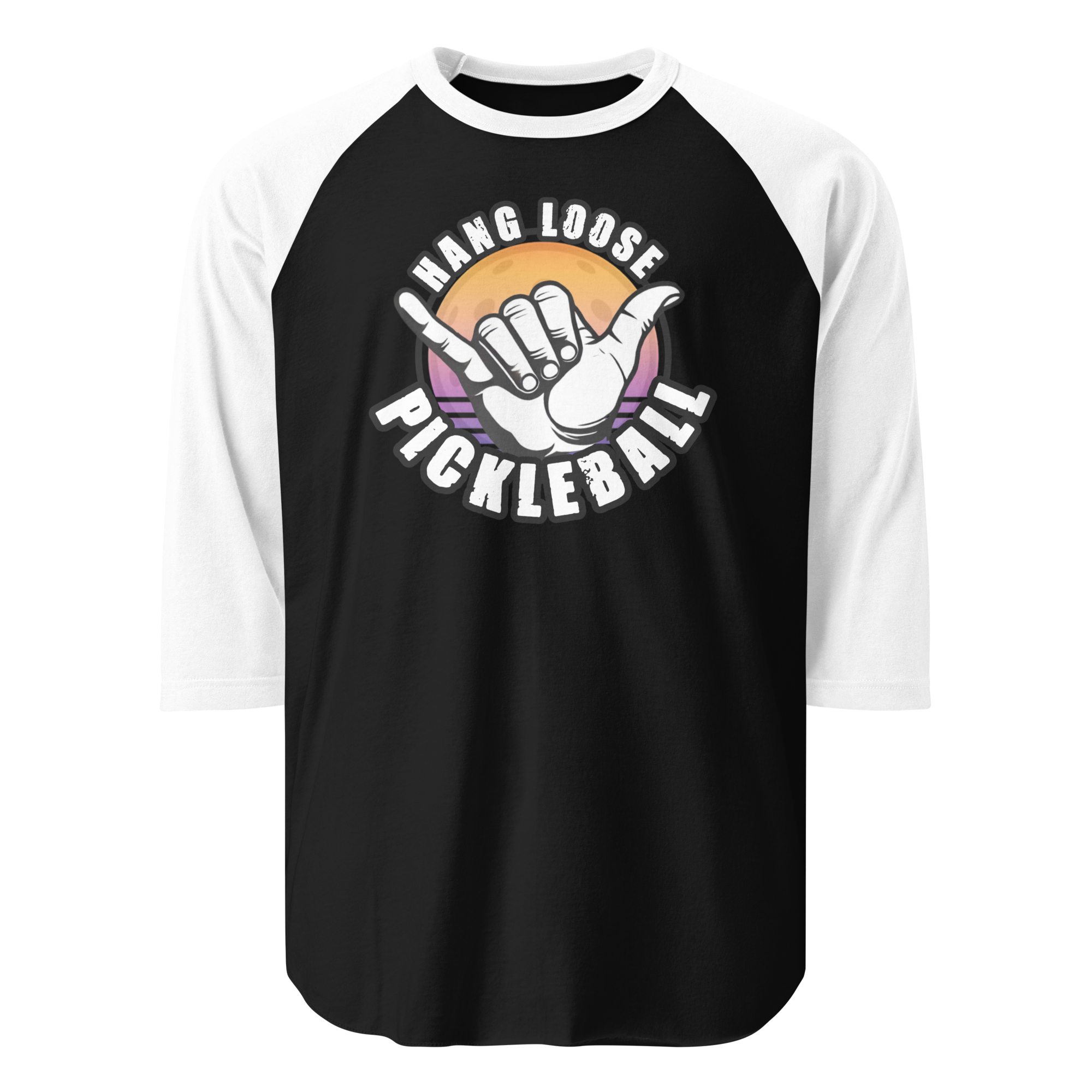 Hang Loose! 3/4 sleeve raglan shirt