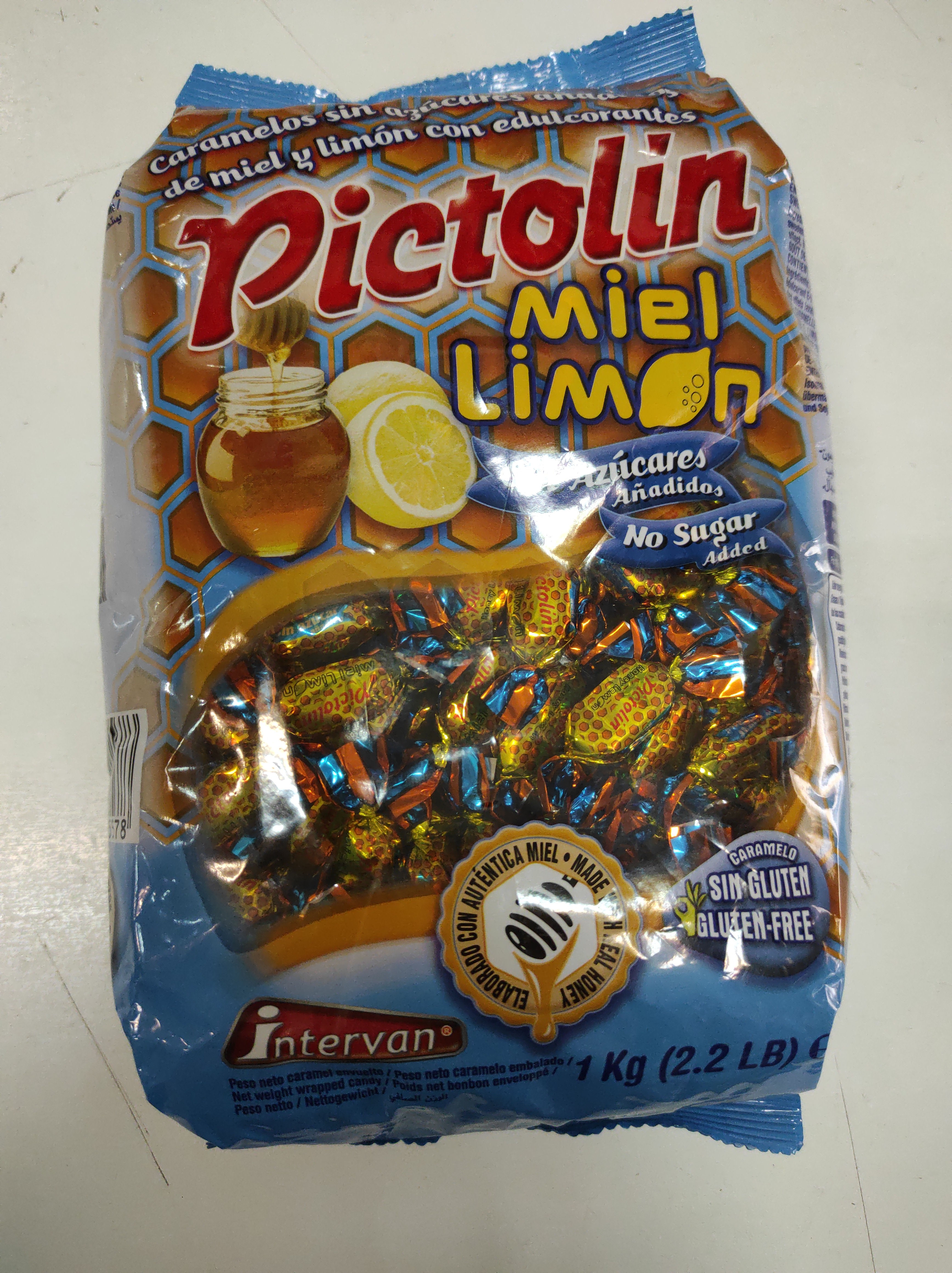 Pictolin miel limon sin azucar 1kg 