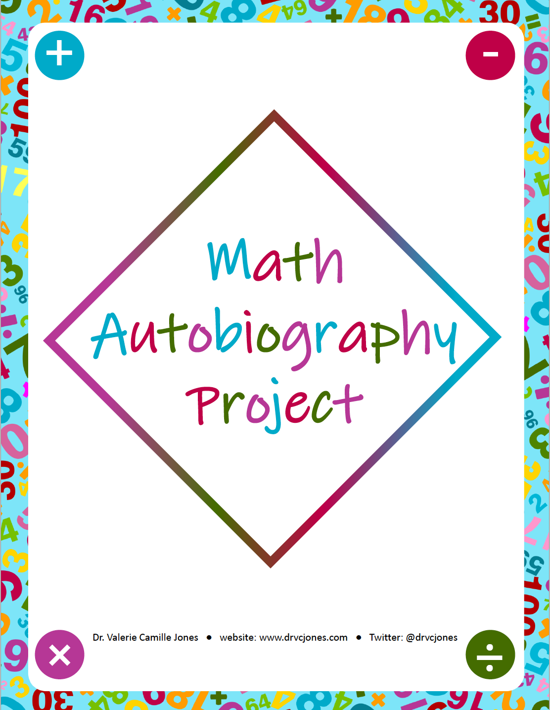 Math Autobiography Project Rubric