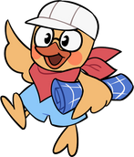 TED-e the Duck from The Engineer's Duck Children's Book Series