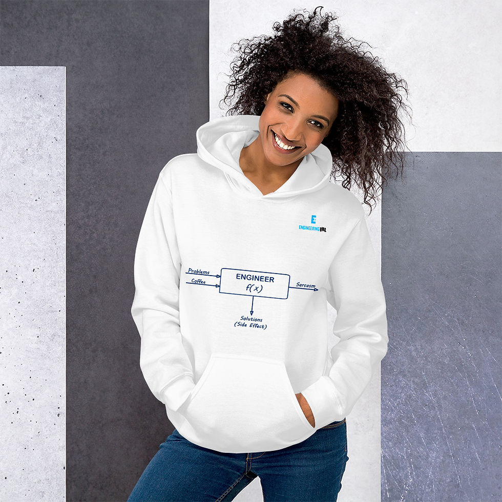 Thumbnail: True Engineer as a Function Unisex Hoodie | Engineering IRL Apparel