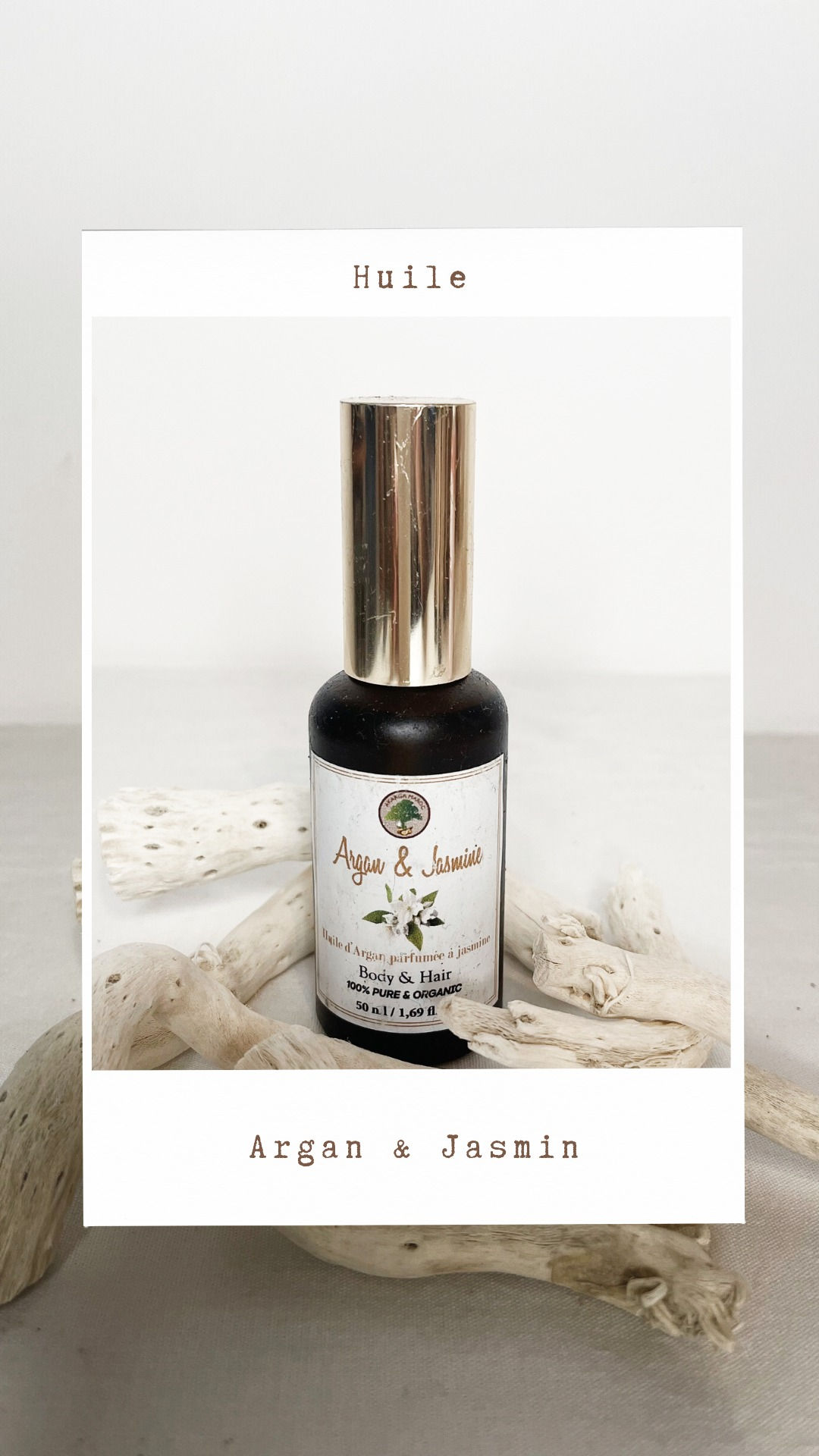 Huile Argan & Jasmin
