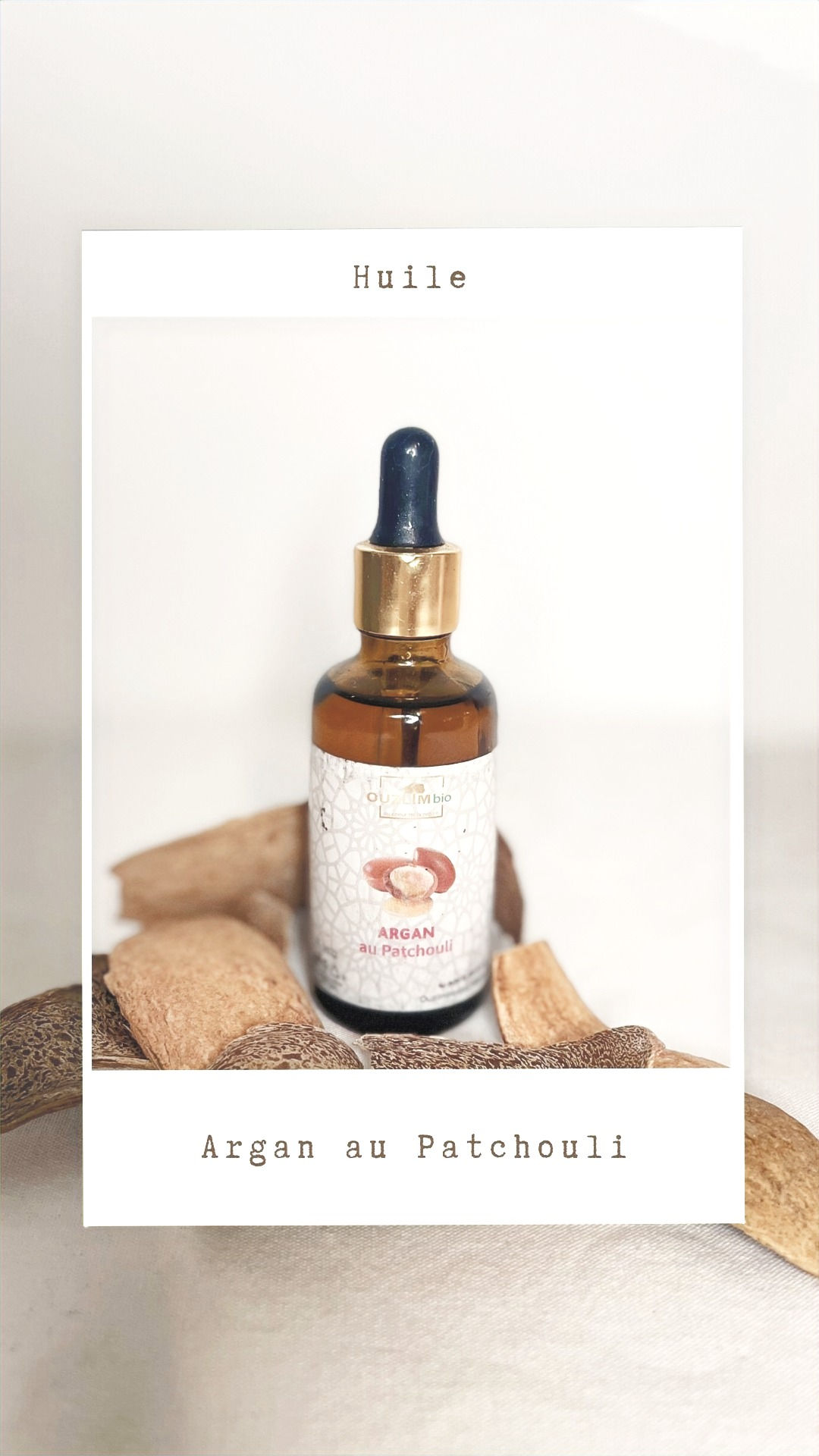 Huile Argan au Patchouli