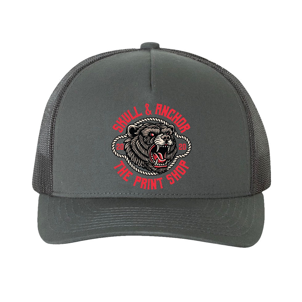 Miniature : Casquette Grizzly noir à filet