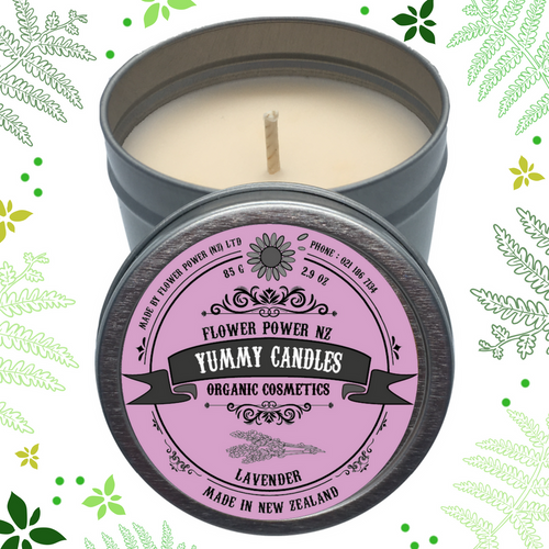 Lavender Yummy Candle tin Fpoc