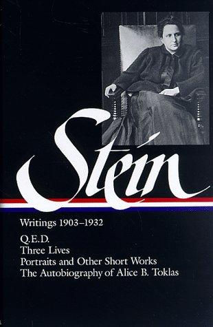 Gertrude Stein, Catharine R. Stimpson—Writings, 1903-1932