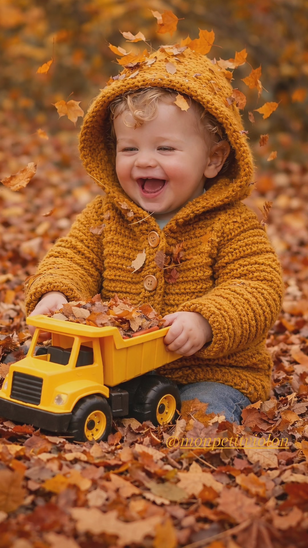 Gene Hooded Baby Cardigan