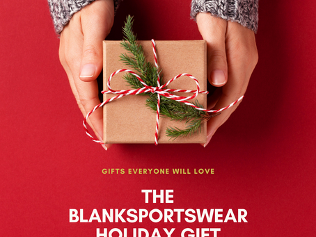 Checkpoint one Holiday gift guide - blank sportswear