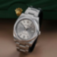 Rolex Oyster Perpetual 36 mm Silber Zifferblatt - 116000
