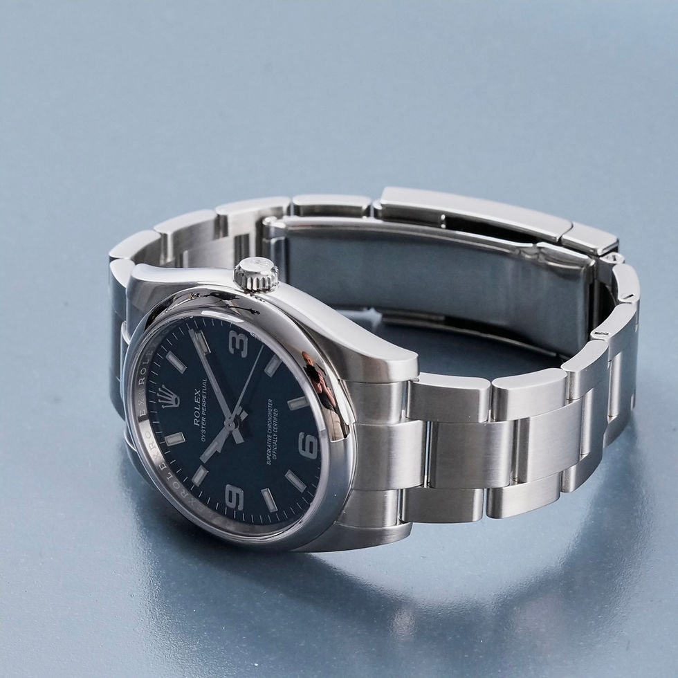 Miniaturbild: Rolex Air King 114200 - seltenes Blue Dial 3-6-9