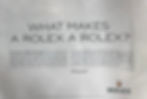 What makes a Rolex a Rolex ad