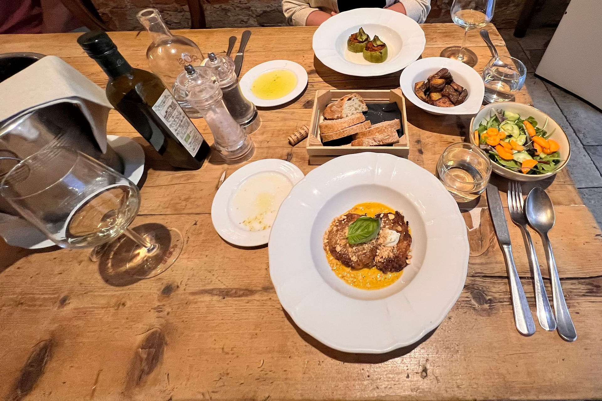 Vegan dinner at Simbiosi