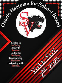 Mr. Ocasio Hartman's Campaign Poster