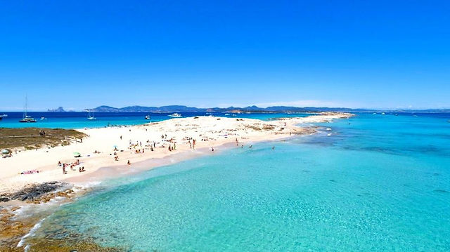 Vistas Playa Illetes Formentera