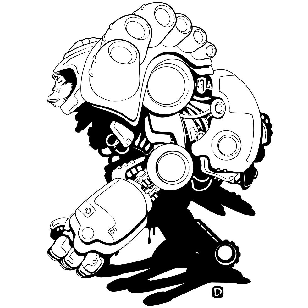 Cyborg chimp