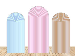 Best Offers Mocsicka Striped Arch Background Wall Striped Kids Baby Shower Birthday Party Wedding Decor Photography Backgrounds Photo Studio - Hot Price $15.00
