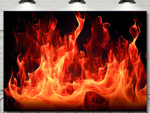 Grab ‘Em Now! Photography Background Winter Brick Wall Fireplace Wood Fire Flame Christmas Party Decor Backdrop Photocall for Photo Studio - Hot Price $71.74