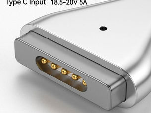 The Price is Right 100W Aluminum USB Type C Magnetic PD Adapter for Magsafe 1 2 MacBook Air Pro Led Indicator Fast Charging Magnet Plug Converter - Hot Price $5.22