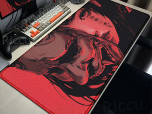 Killer Deals 40x90cm Gaming Samurai Oni Mouse Pad Japan Mask Girl Deskmat Large Gamer Professional Premium Mousepad Speed Control Accessories - Hot Price $61.16