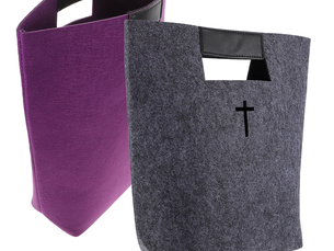 Don’t Miss These Prices! 2 Pcs Felt Handbag Bible Carrying Case Large Capacity Tote Bag Shopping Pouch Elegant Color Handle Reusable Safe Practical - Hot Price $41.65