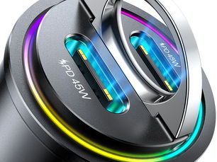 Flash Sales Joyroom 90W USB C Car Charger All Metal Super Fast Car Charger USB C for iPhone 15 Mini PD 45W & PD 45W Dual USB C Car Charger - Hot Price $13.55