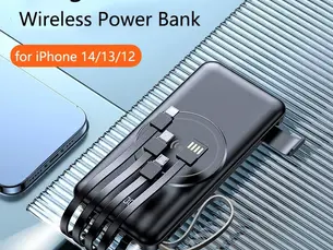 Fire Sale New mobile power supply large capacity 10000mah/20000mAh fast charging Apple Android universal portable power bank detachable - Price $353.49