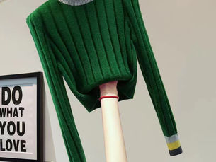 Perfect Picks for You! Turtleneck Striped Sweater Women Autumn Winter Womens Clothing Long Sleeve Crop Top Knit Pullover Sweaters Pull Femme Knitwears - Hot Price $28.99