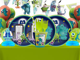 Weekly Deals Monsters In Theme Party Supplies Kids Birthday Decorations Paper Cups Plates Background Balloons Baby Shower Kids Toy Decor - Best Price $2.58