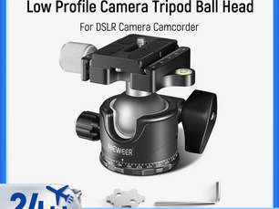 Can’t-Miss Deals NEEWER Low Profile Camera Tripod Ball Head, 36mm Metal Panorama Ball Head Compatible with Arca 1/4” Quick Release Plate - Hot Price $130.00