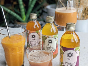 3 Fermented Autumn Juices with Kombucha