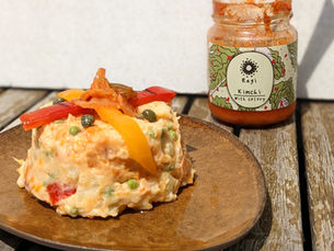 Vegan Potato Salad with Kimchi