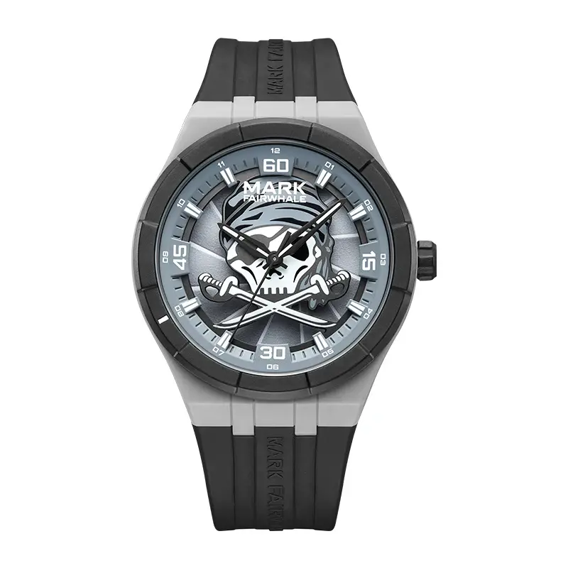 Thumbnail: Mark Fairwhale Men's Luxury New Glass Watch Automatic Date
