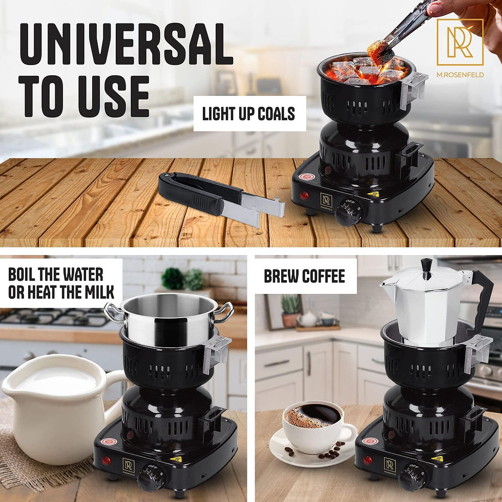 Thumbnail: Yellow Multipurpose Electric Charcoal Starter Electric Charcoal Burner ETL