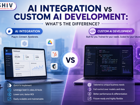 AI Integration vs Custom AI Development: What’s the Difference?