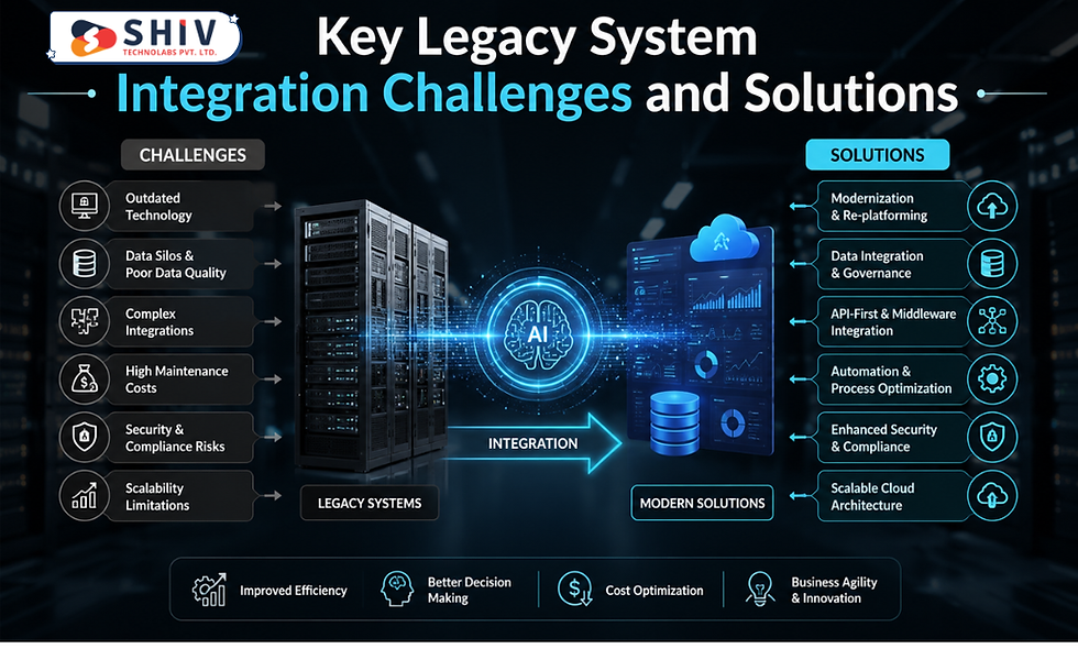 Key Legacy System Integration Challenges and Solutions