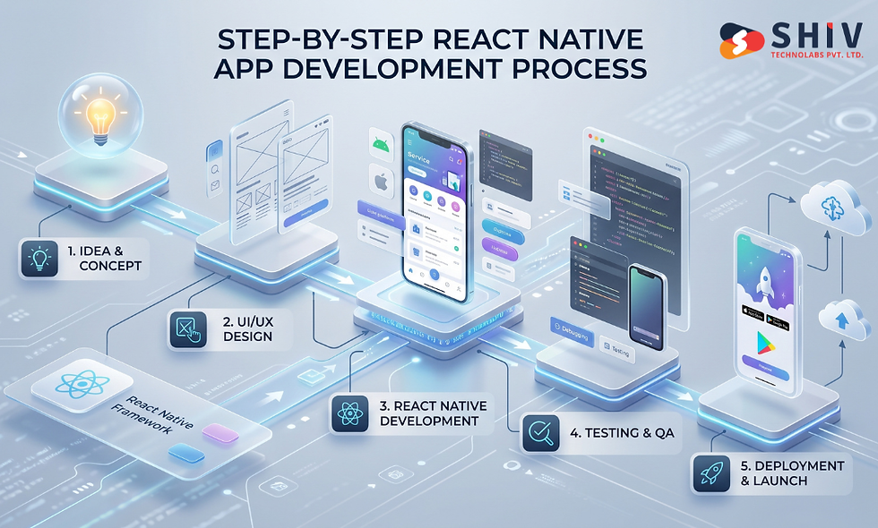 Step-by-Step React Native App Development Process