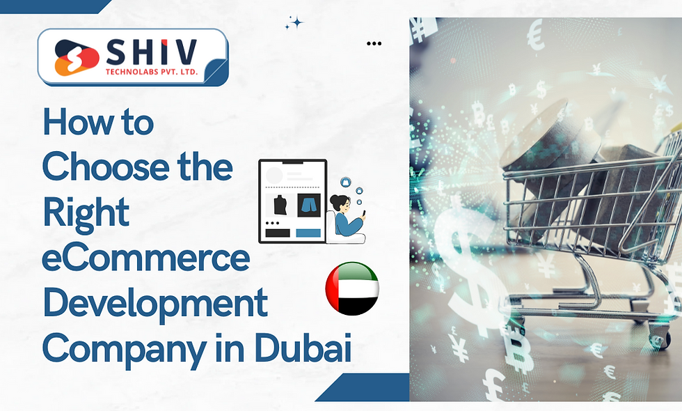 How to Choose the Right eCommerce Development Company in Dubai