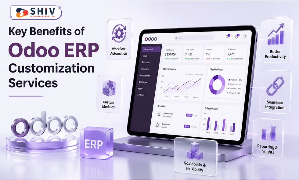Key Benefits of Odoo ERP Customization Services
