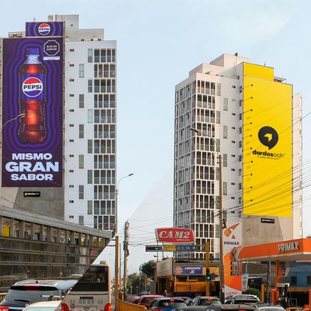 Las nuevas banderolas de Dardos OOH en Barranco 