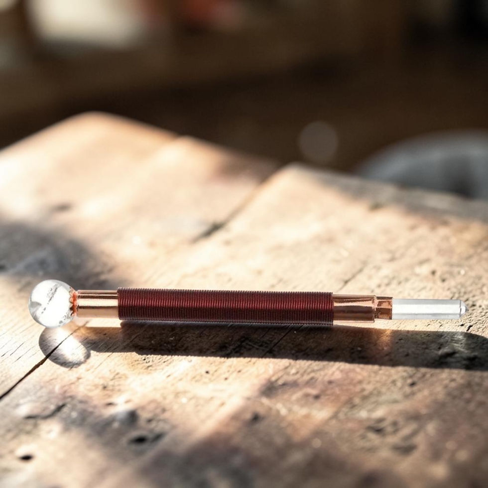 Copper and Quartz Power Wand