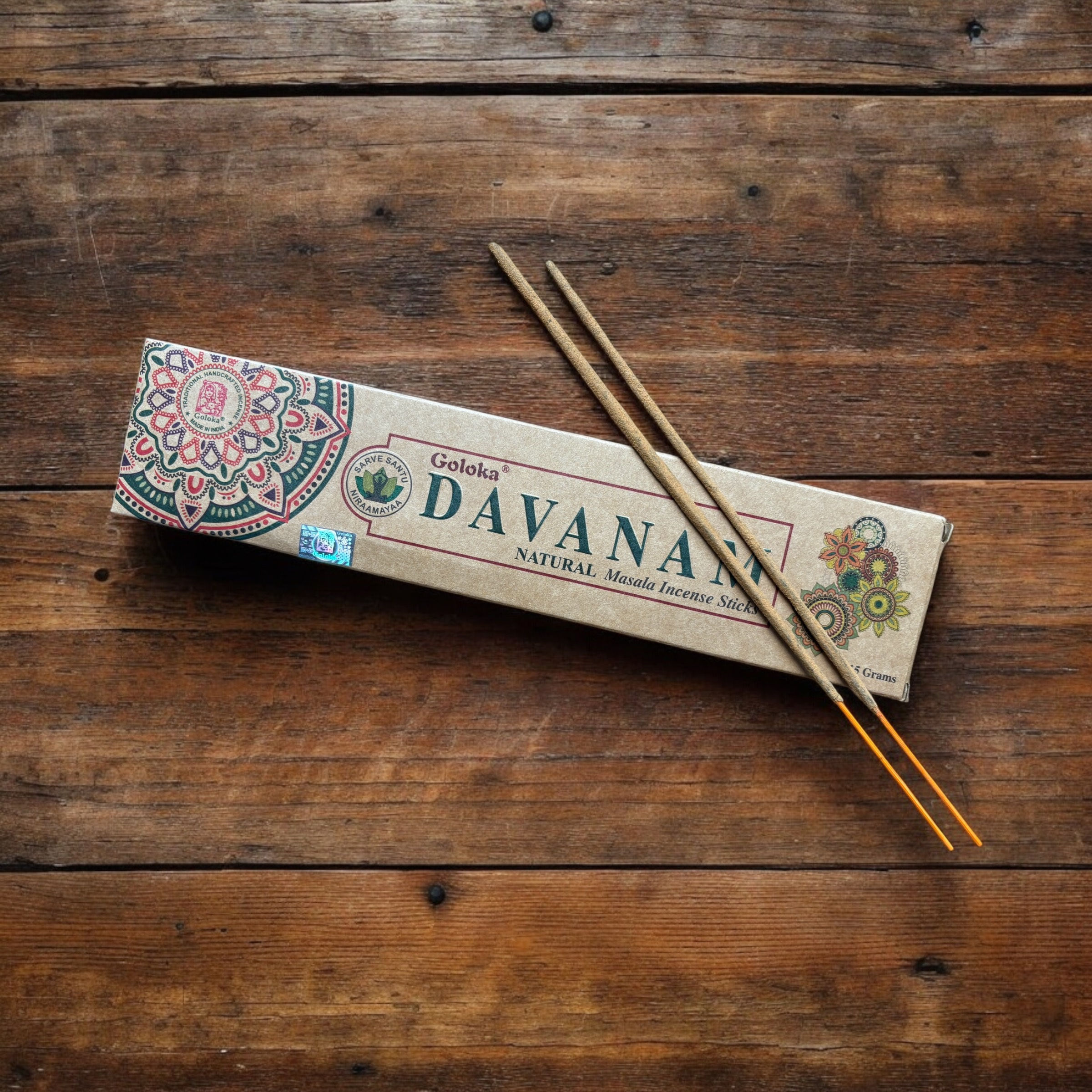 Goloka Davanam Incense Rökelse Still Spaces Västerås