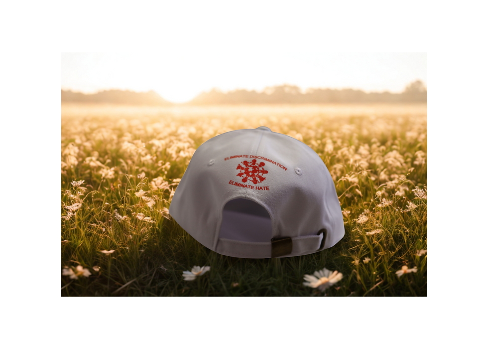 Thumbnail: Hat - White with Red Letters