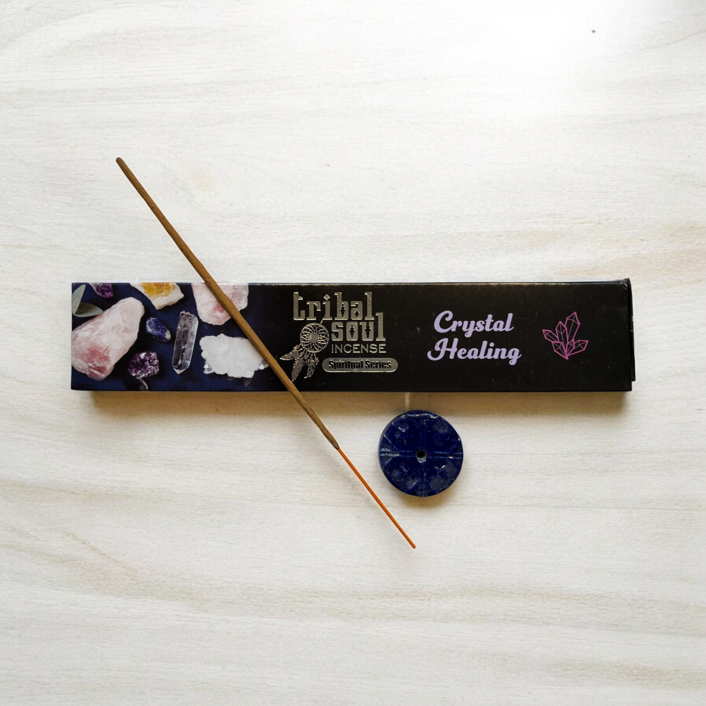 Tribal Soul Crystal Healing & Ceramic Incense Holder Incense Rökelse Still Spaces Västerås