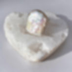 Mother of Pearl Silver Ring