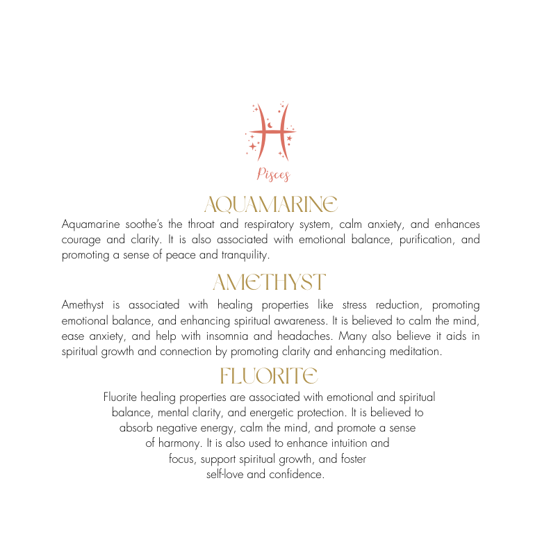 Astrological Birthstones Sets - Pisces