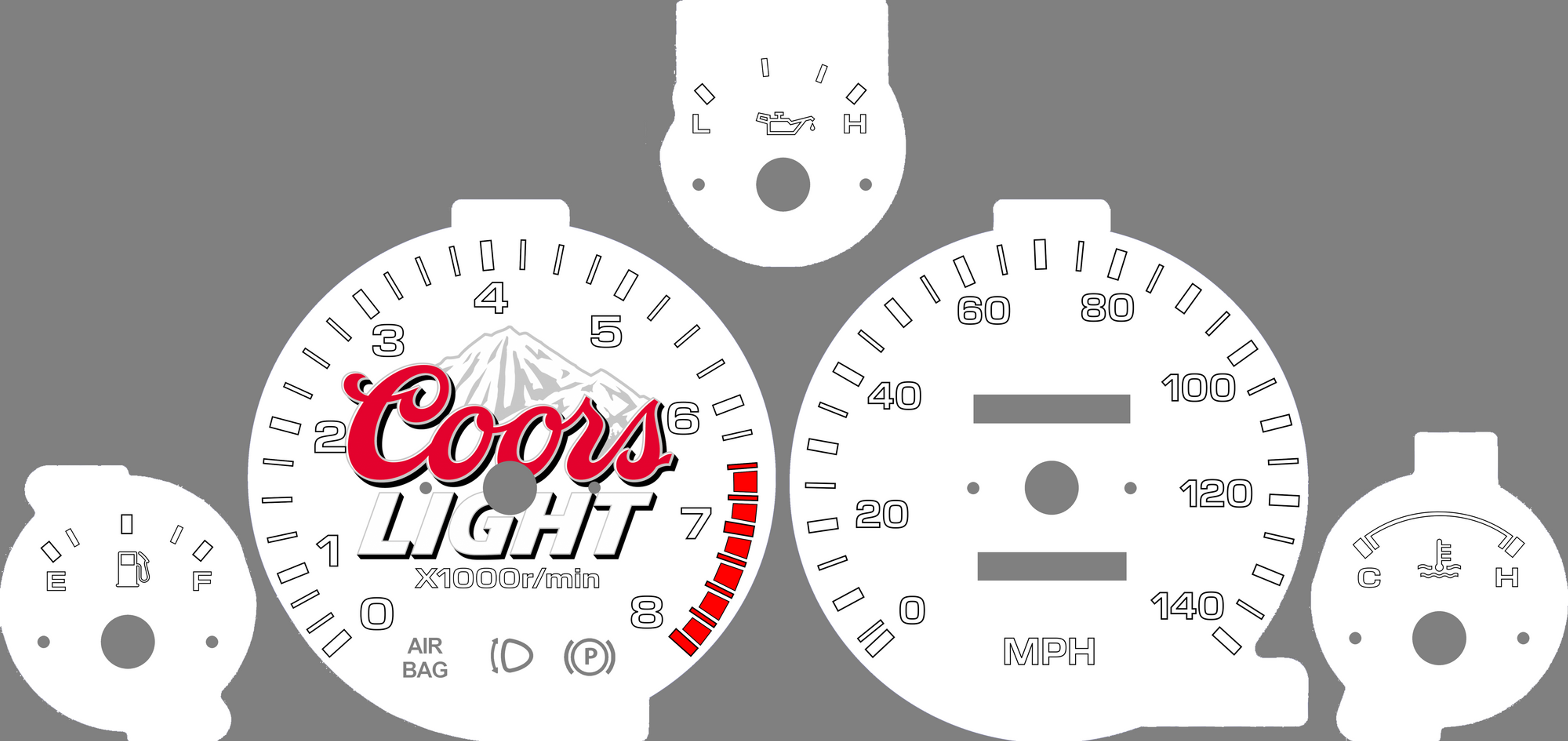 Coors Light Edition - White