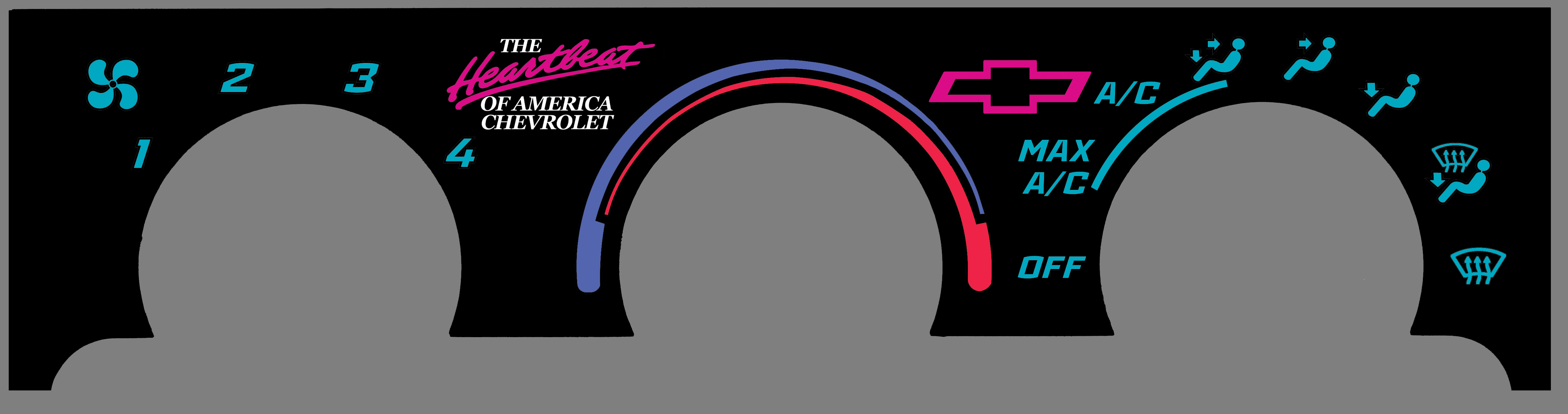 MANUAL - Retro Heartbeat of America Edition Climate Control Overlay