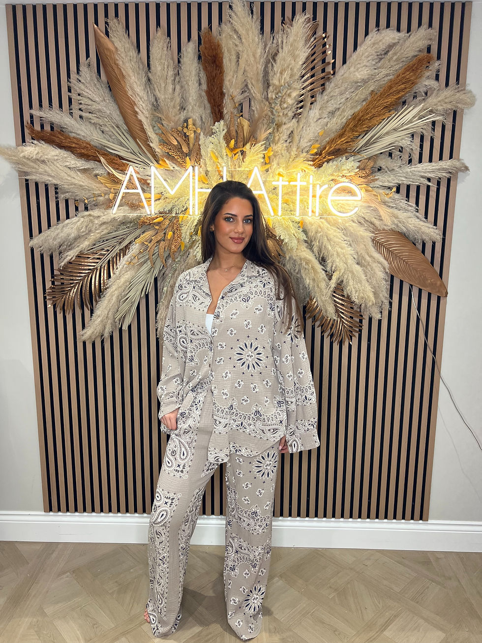 Thumbnail: ARABELLA Hankchief Cheesecloth Co Ord